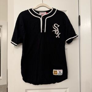 Chicago White Sox Henley Jersey S - Vintage Style Cooperstown Collection